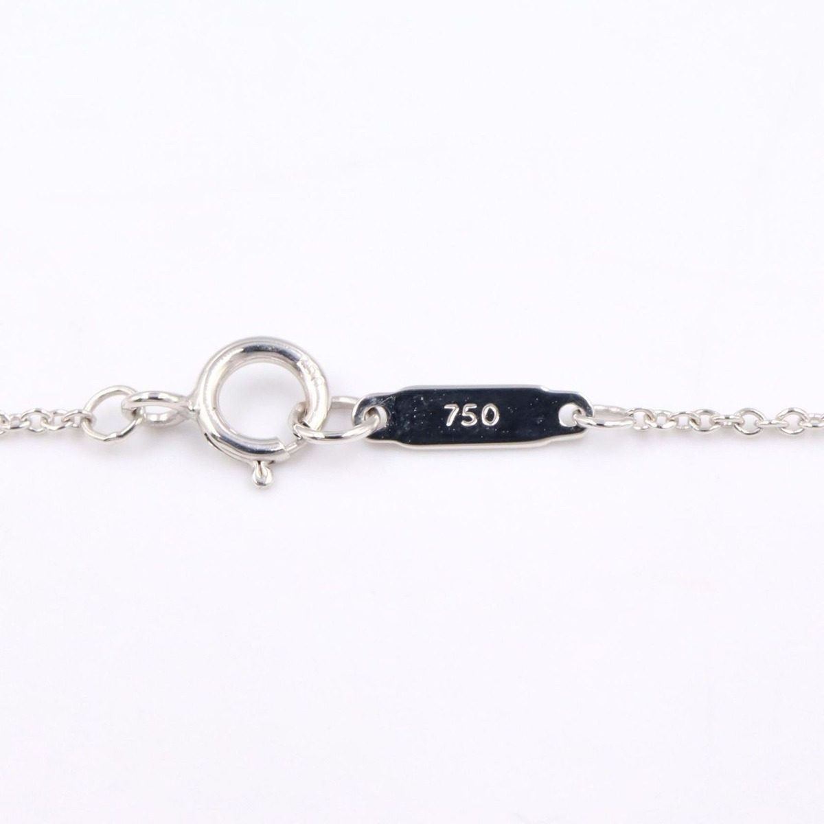 Tiffany & Co Necklace Cross 40.5 cm 18k White Gold Diamond — view 4