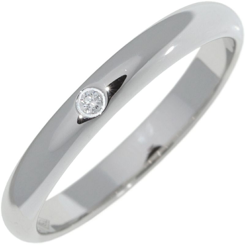 Cartier Ring Pt950 Diamond 1P (001ct) Classic Wedding Ring 1895 Wedding Ring