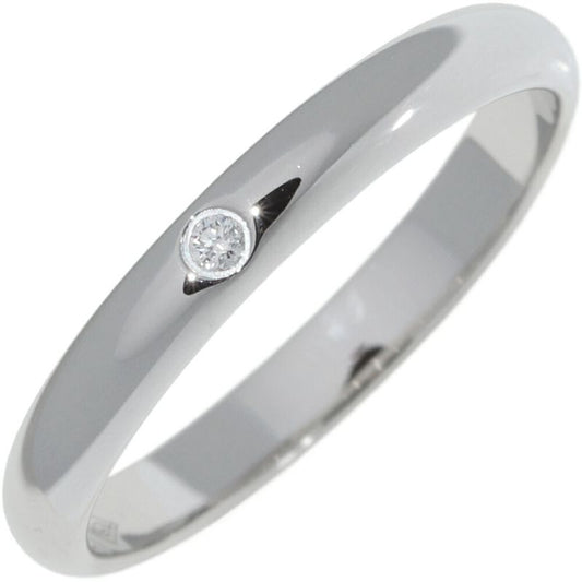 Cartier Ring Pt950 Diamond 1P (001ct) Classic Wedding Ring 1895 Wedding Ring