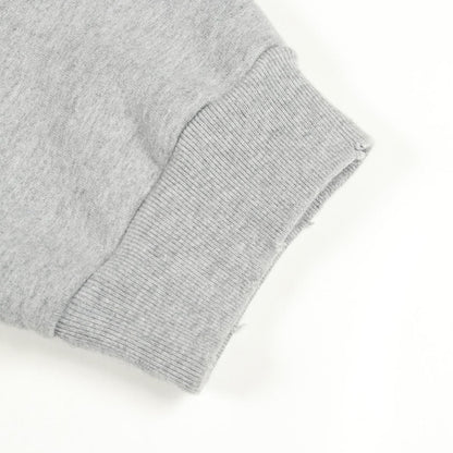 Balenciaga Hoodie Tape Type BB Logo Cotton Gray — view 10