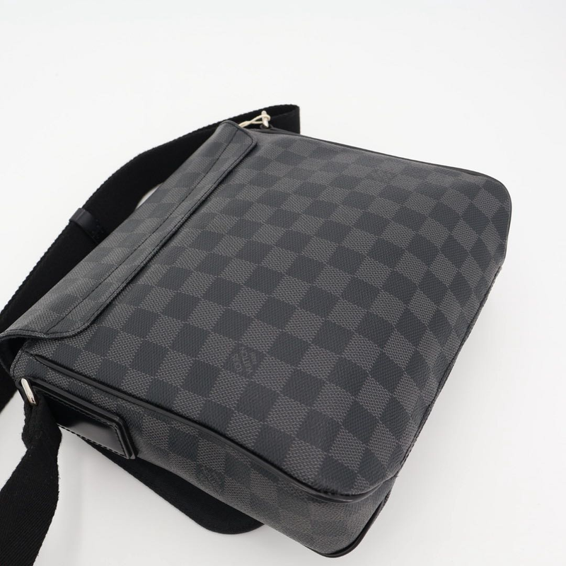 Louis Vuitton Damier Graphite District PM Shoulder Bag Messenger Bag
