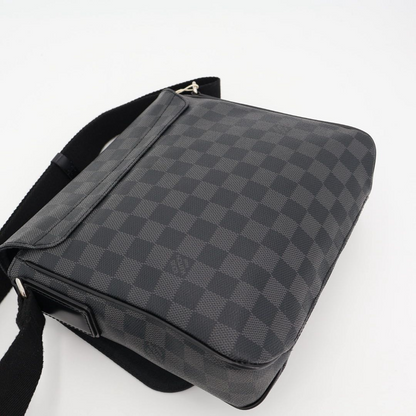 Louis Vuitton Damier Graphite District PM Shoulder Bag Messenger Bag