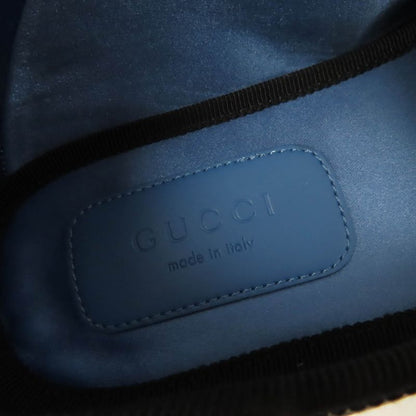 Gucci Geometric G All Over Logo Satin Room Shoes In Orange 37 With Box And