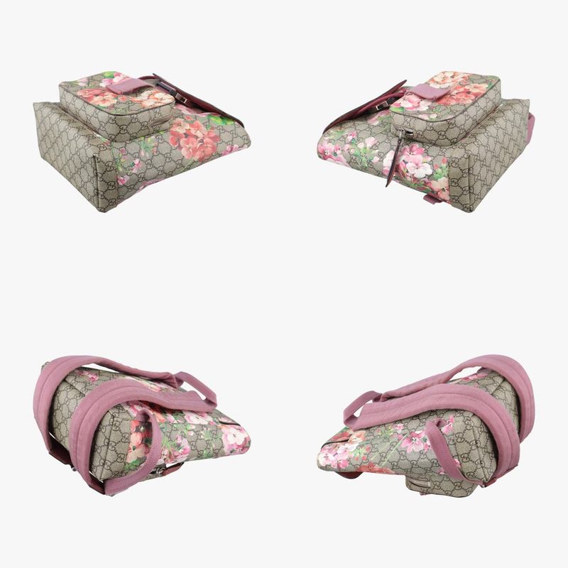 Guccigg Blooms Beige And Multicolor PVC Coated Canvas 410544 D018896363