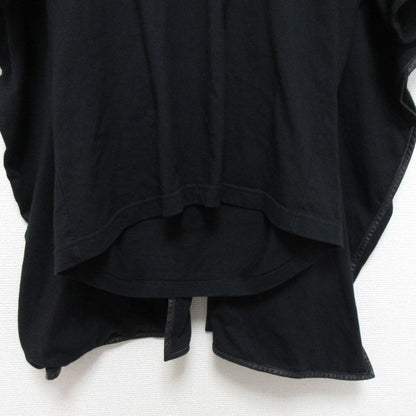 Good Celine Phoebe Period Leather Trim Layered Cut and Sewn Size S Black