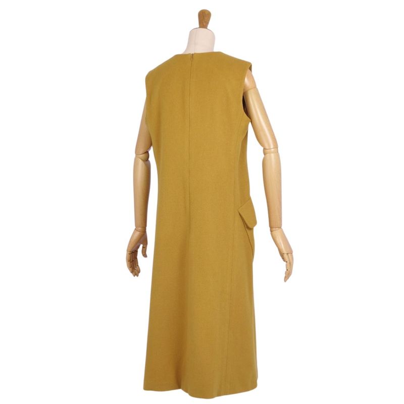 Vintage Hermes Dress Sleeveless Cashmere