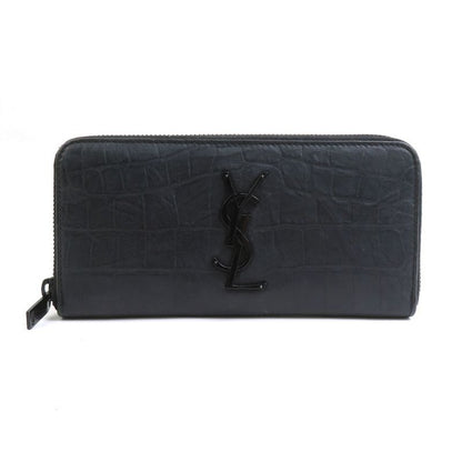 Saint Laurent Round Zipper Long Wallet