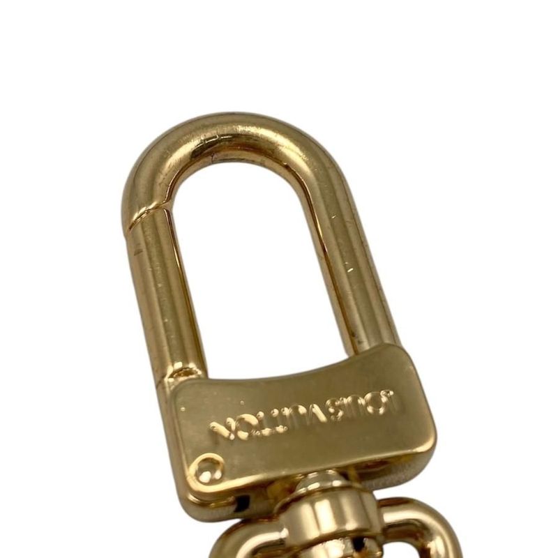 Louis Vuitton Bag Charm Porte Cles LV Circle M68000 Key Ring Gold Louis Vuitton