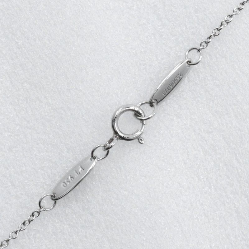 Tiffany & Co By-the-yard 1P Diamond Elsa Peretti Pt950platinum X Diamond Ladies