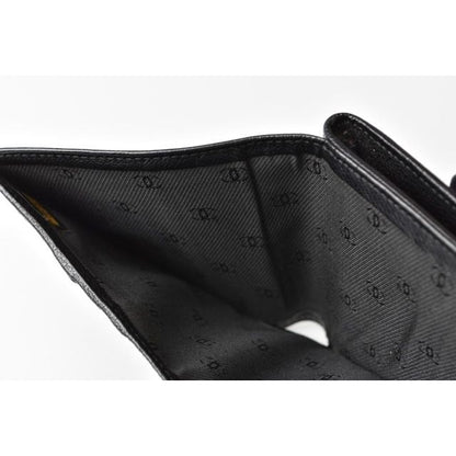 Chanel 4128 Bifold Wallet Leather Black Cles Deuce — view 6