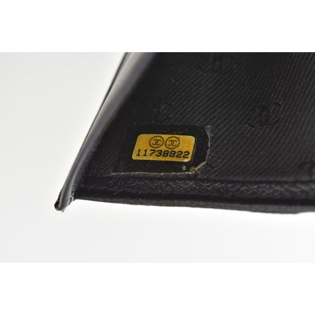 Chanel 4128 Bifold Wallet Leather Black Cles Deuce — view 7