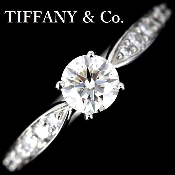 Tiffany & Co Harmony 032 CT I-Vvs 2-3 ex Diamond Ring Pt950