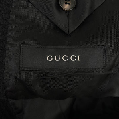 Gucci Wool Knit Tailored Jacket 4jpu51 1dijf0 Black 46