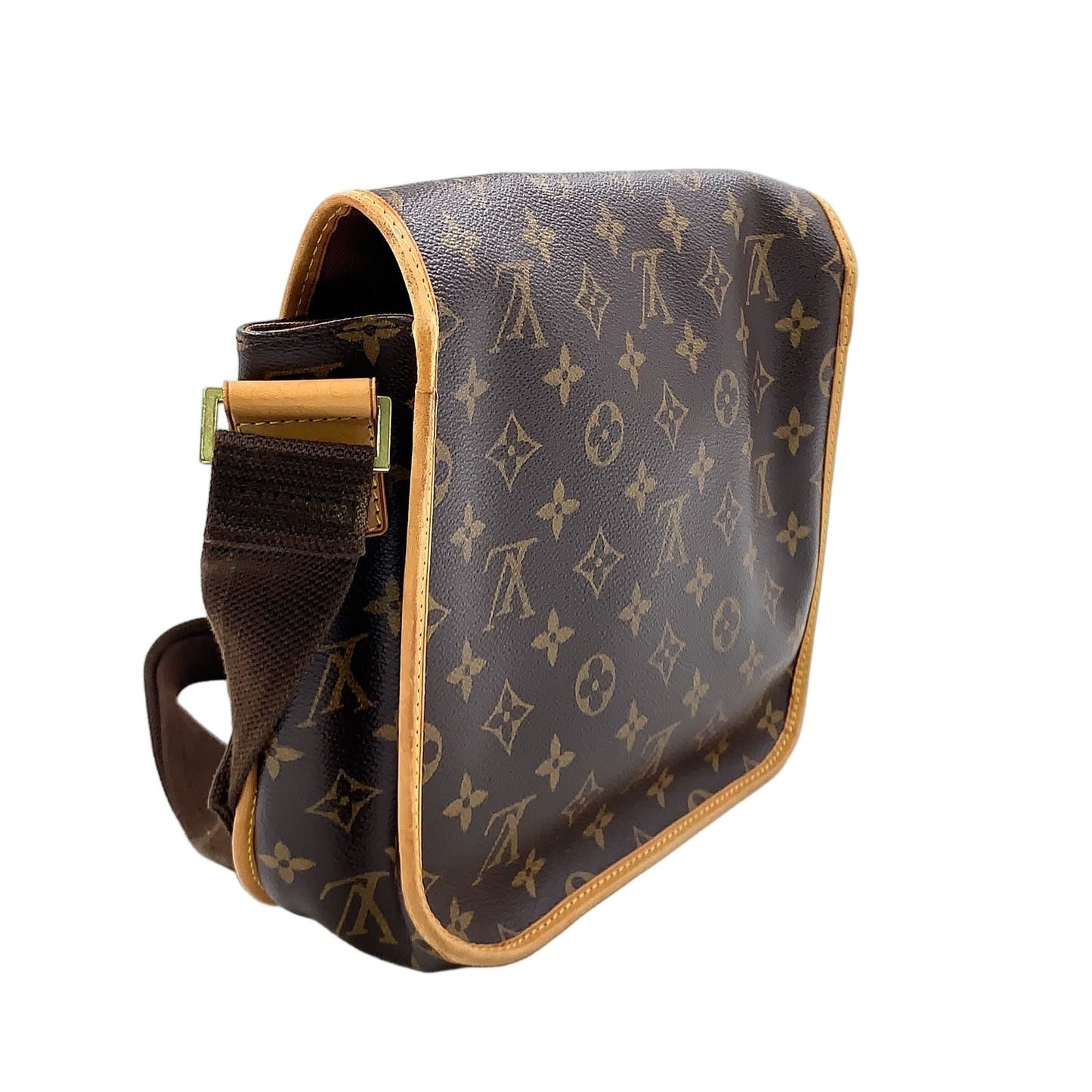 Louis Vuitton Messenger PM Bosphore Monogram Leather Brown Shoulder Bag Gold — view 2