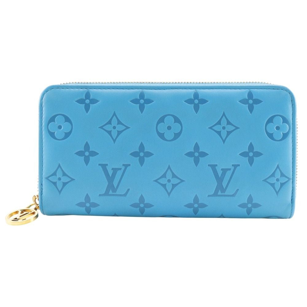 Louis Vuitton Zippy Wallet Coussin Monogram Embossed Lamb Leather