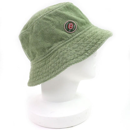 Hermes Harper 100% Cotton Funny Ice Creem Patch Pile Hat Greenish 59 Made In