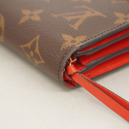 SALE Louis Vuitton Wallet Monogram Portefeuille Flor M64587 Brown Cocori Ladies