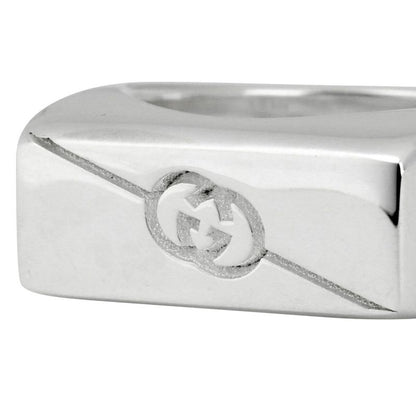 Gucci Ring Diagonal Silver