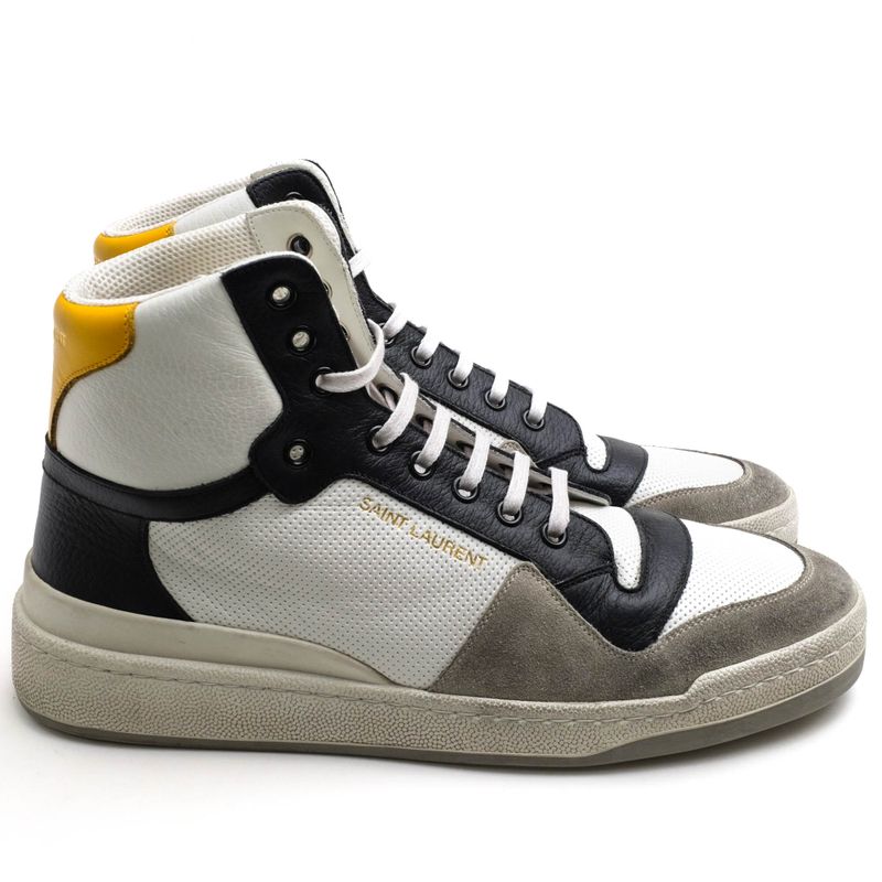 Saint Laurent/Yves Saint Laurent Shoes Sneakers Shoes High-Cut Men Leather