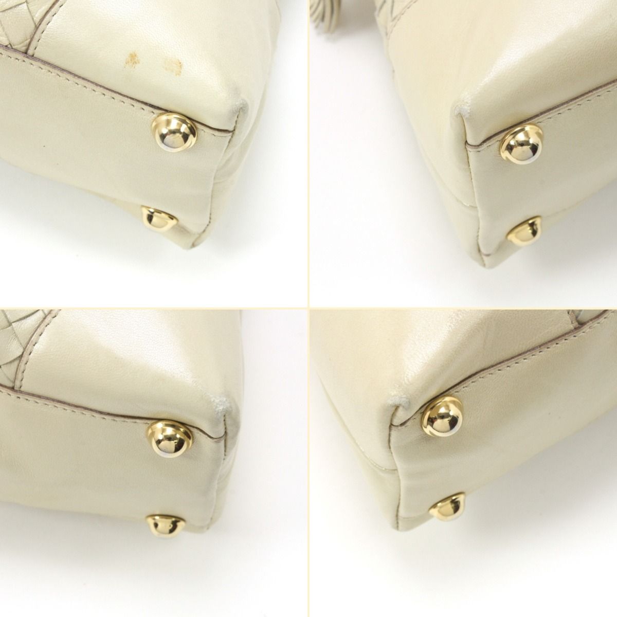 Bottega Veneta Handbag Old Type Ivory