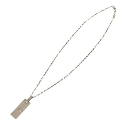 Gucci Logo Plated Silver 925 Necklace Pendant 1514 Gucci Men's
