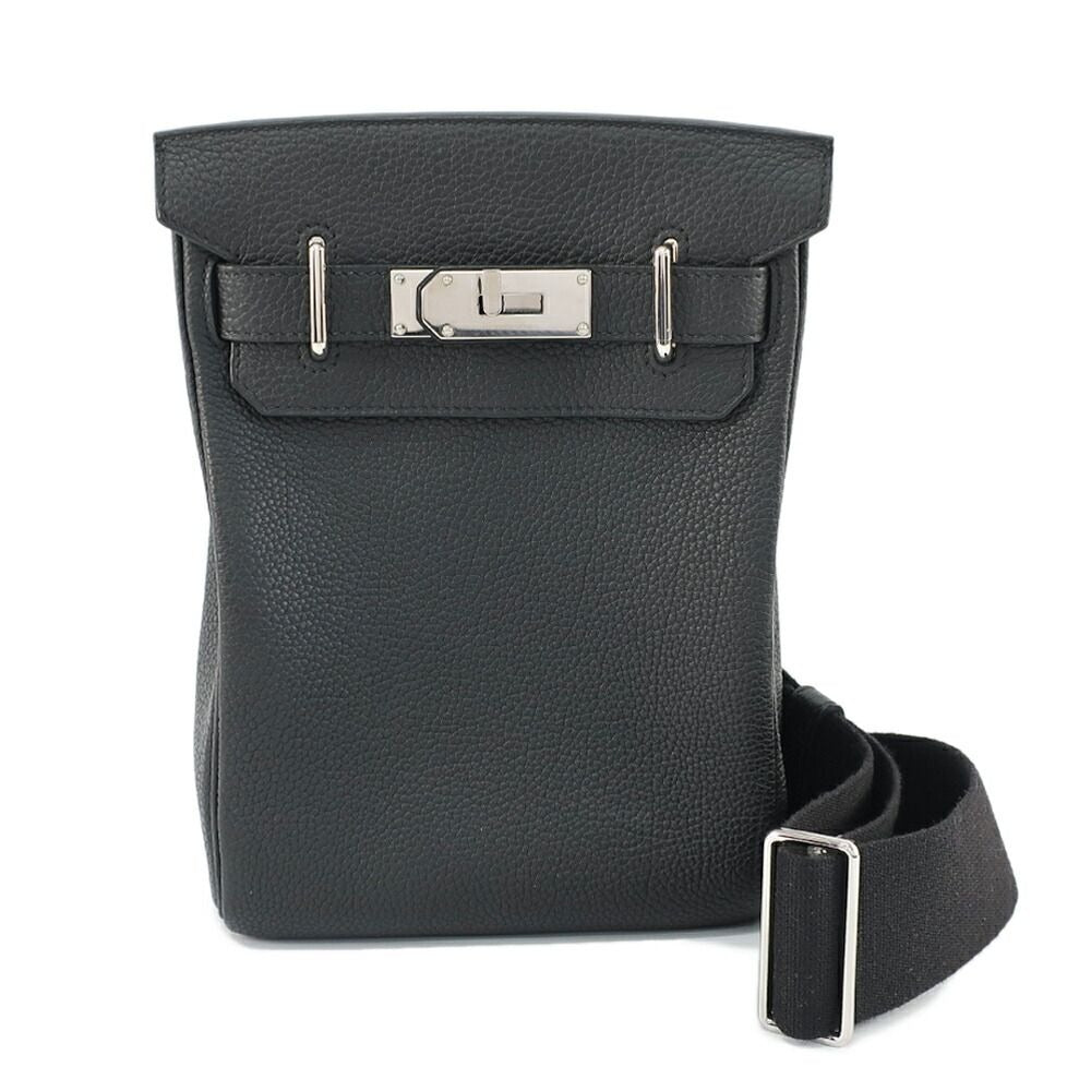 Hermes Kelly Hac a Dos PM Black Silver Manufactured