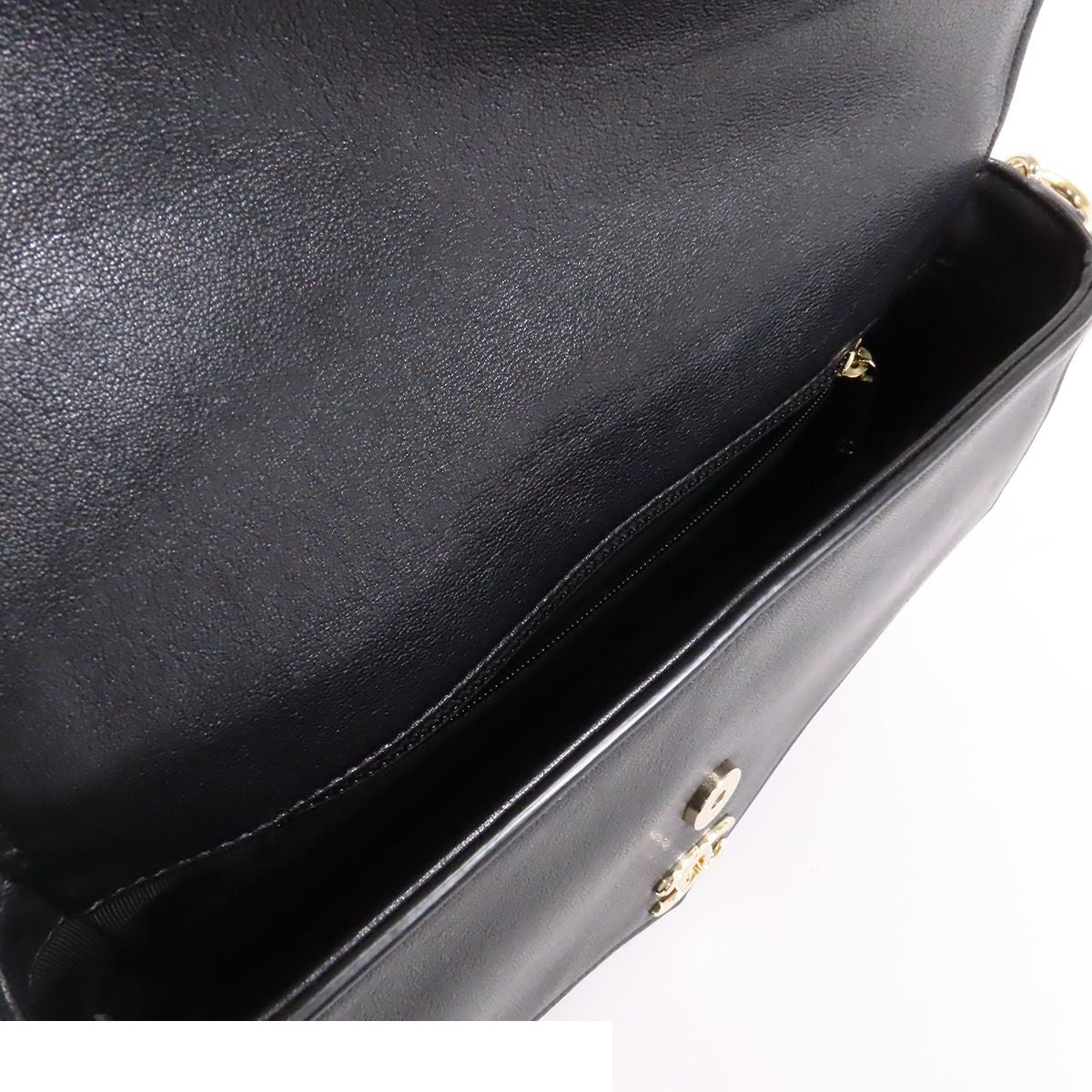 Chanel Stitch Black Gold Leather 2-Way Chain Shoulder Bag — view 5