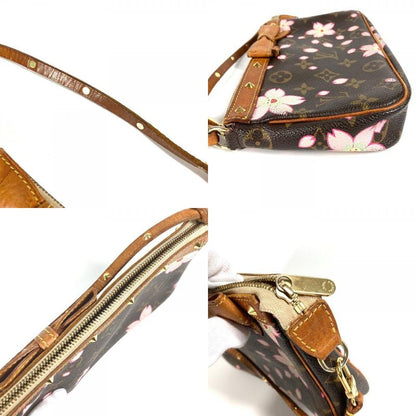 Louis Vuitton Handbag Pochette Accessoire M92006 Monogram Cherry Blossom Canvas