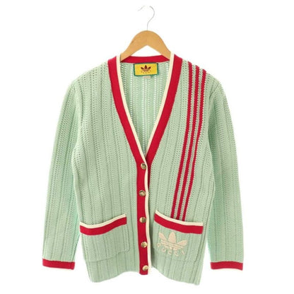 Gucci Adidas Adidasoriginal Line Logo Low Gauge Knit Cardigan XS