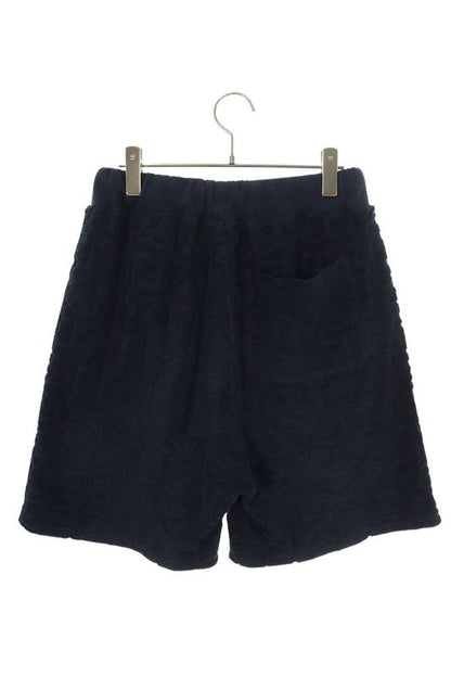 Fendi Fb0689 A9RK FF Logo All-over Terry Half Pants Men 44
