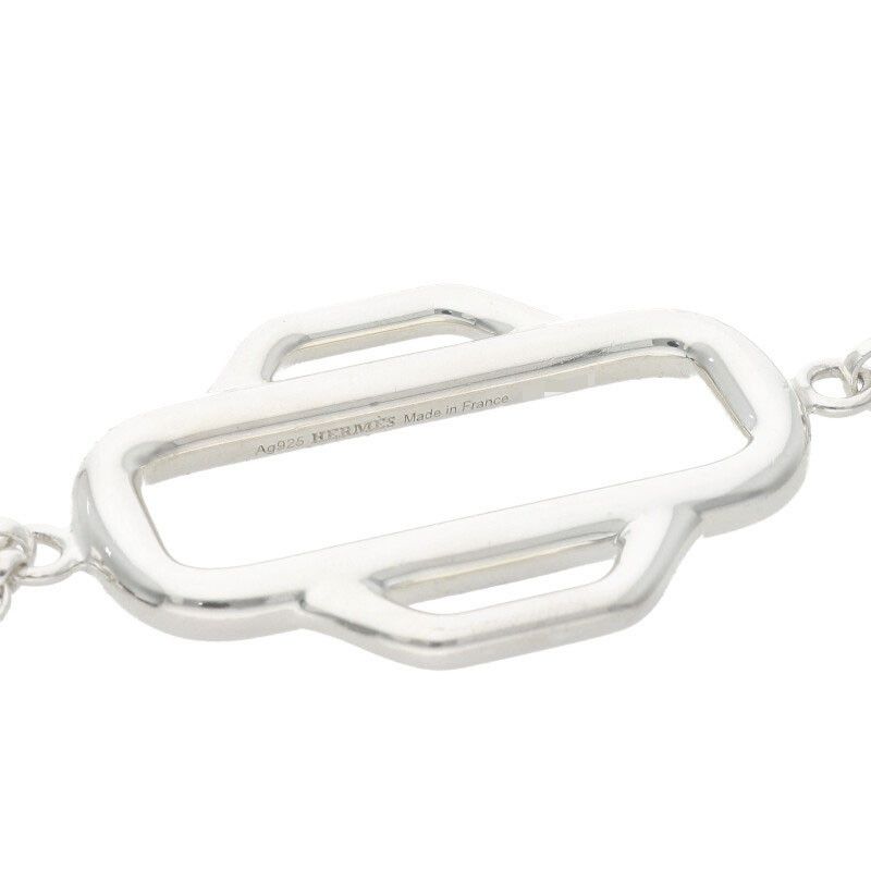Hermes Attrage 100 Silver Necklace Men's