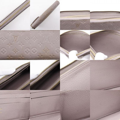 Louis Vuitton Zippy Wallet M69034 Monogram Empreinte Turtelaire Gray Tn2196