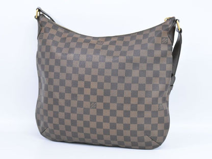 Authentic Louis Vuitton LV Bloomsbury GM Damier Ebène Shoulder Bag Pochette
