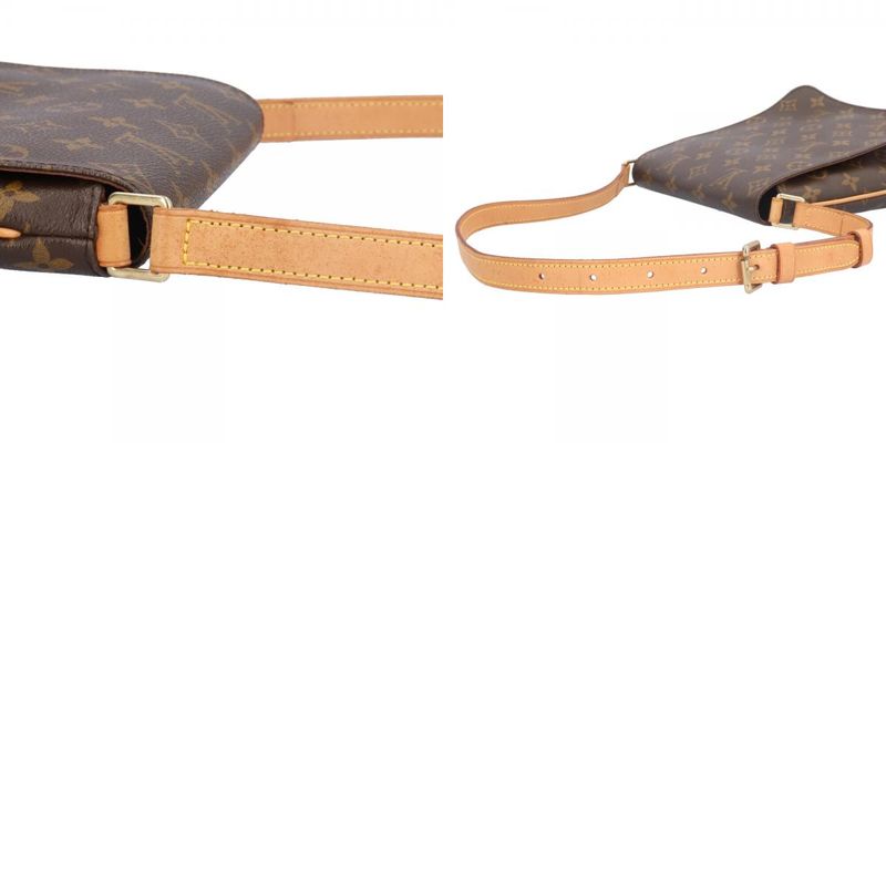 Louis Vuitton Musette Salsa Short Monogram Handbag Monogram Canvas M51258 Brown