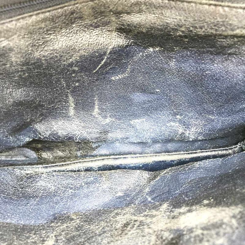 Gucci 378 001 Shoulder Bag GG Supreme Leather Navy Old Gucci Vintage Ladies Men