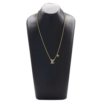 Louis Vuitton Necklace Women's Brand Collier LV Iconic Gold M00596 Rhinestone