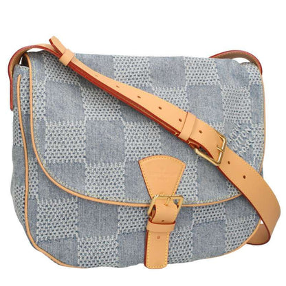 Louis Vuitton N4040743 Montsouris Messenger M Damier Denim Shoulder Bag Men's MM