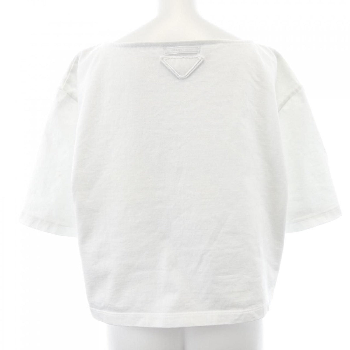 Prada Triangle Logo T-Shirt White Translucency — view 2