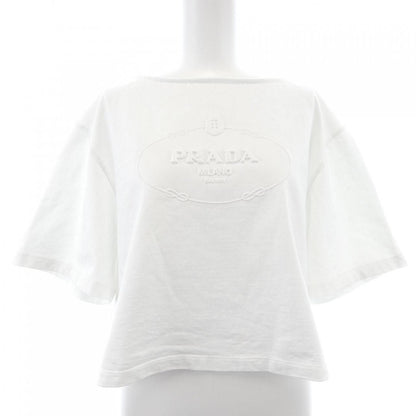 Prada Triangle Logo T-Shirt White Translucency