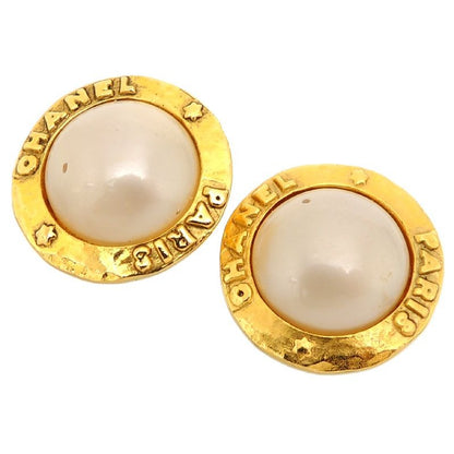 Chanel Vintage Pearl Gold-Tone