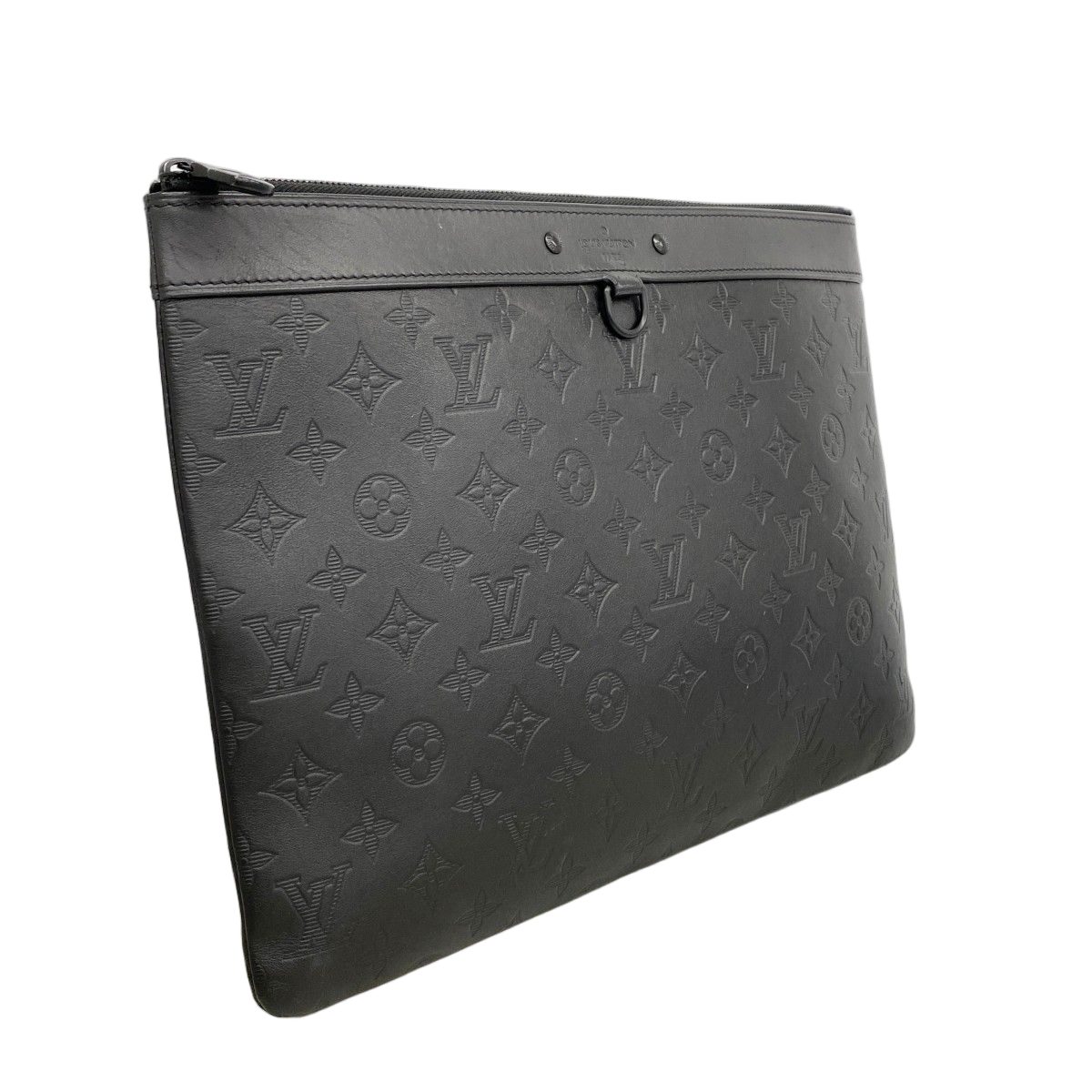 Louis Vuitton Clutch Monogram Shadow Pochette Discovery Black — view 2