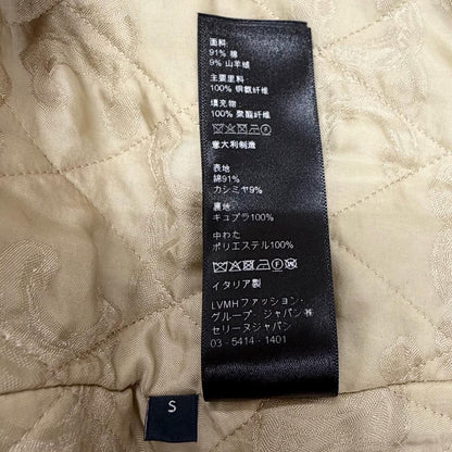 Celine Cotton Cashmere Triomphe Zip Top High Neck Corduroy Jacket — view 11