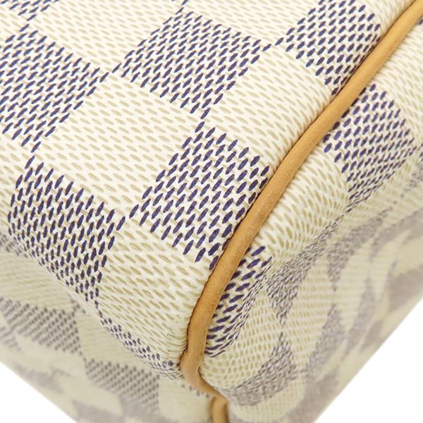 Louis Vuitton Handbag Speedy 30 Damier Azure Canvas Damier Azure Gold Hardware