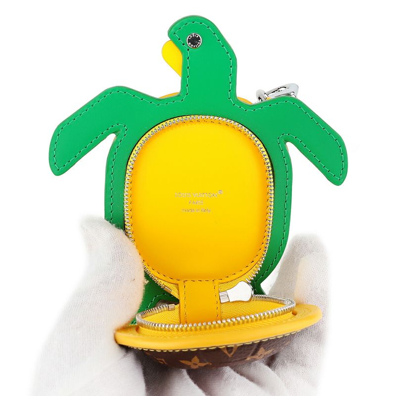 Louis Vuitton Key Holder Keyholder LV Turtle Brown/green