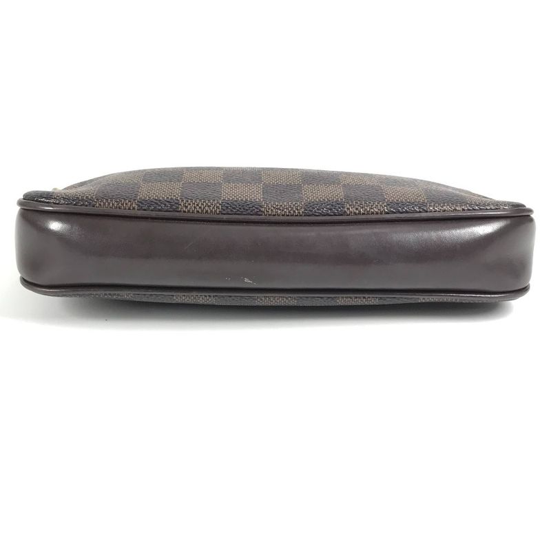 Louis Vuitton Shoulder Bag Navona N51983 Damier Canvas Ebène Brown