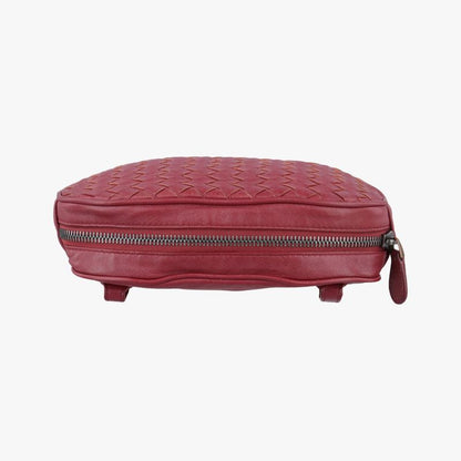 Bottega Veneta Intrecciato Burgundy Lambskin B07806689y