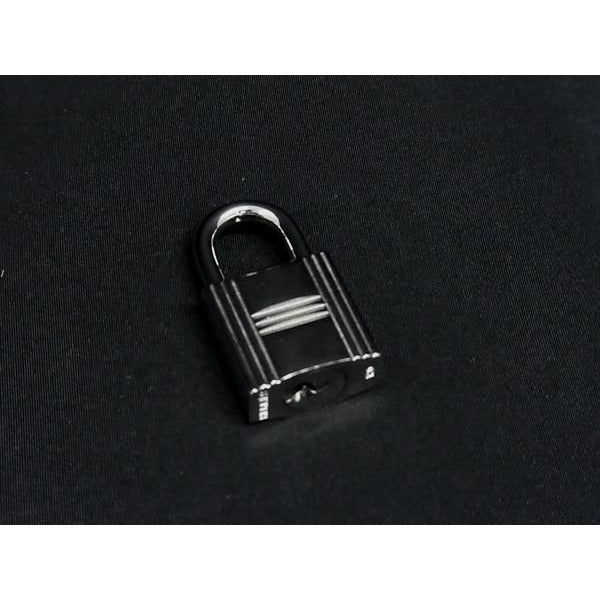 Hermes Leather Clochette Cadenas Padlock 120 key Navy Bp2881 — view 2