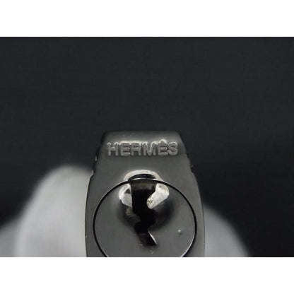 Hermes Leather Clochette Cadenas Padlock 120 key Navy Bp2881 — view 5