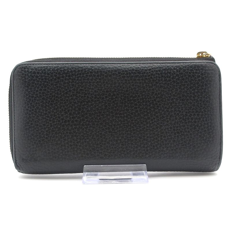 Louis Vuitton Cuir Taurillon Portefeuille Comete M63102 Noir Black Leather