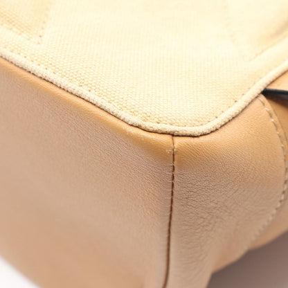 Loewe Backpack Round Beige Canvas Leather — view 8